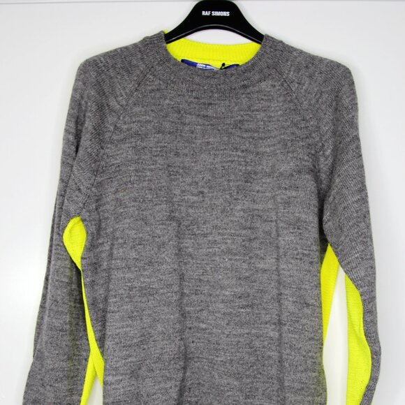 BNWT AW18 JUNYA WATANABE TWO TONE FLORESCENT SWEATER S - Picture 1 of 13